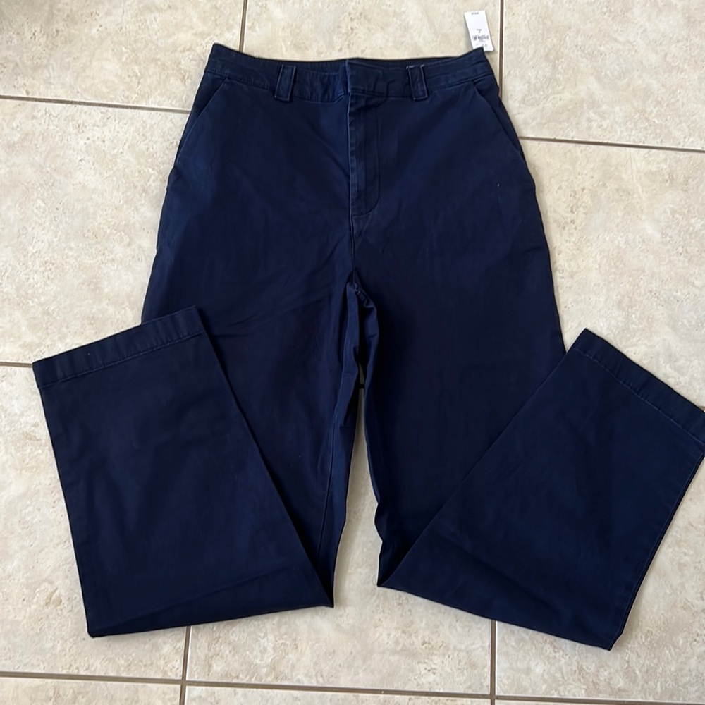 Gap Khaki Pants Size 2 Tall Navy New With Tags